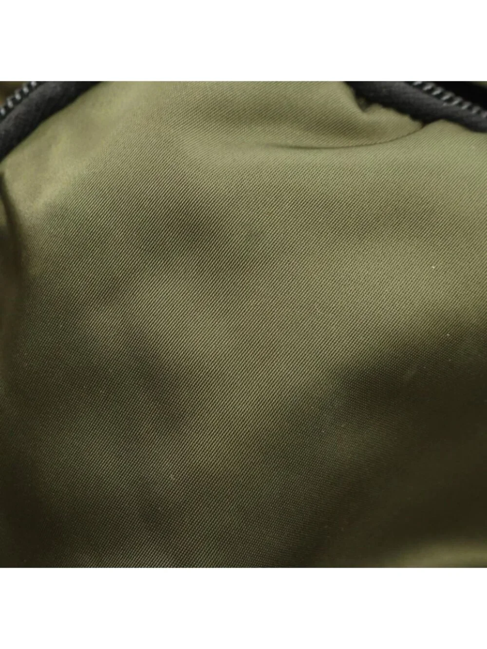 Prada Backpack Khaki Nylon Saffiano Leather